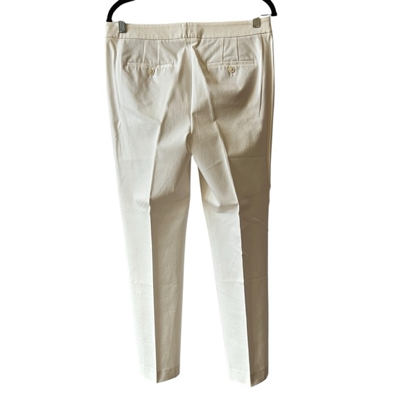 TALBOTS CHATHAM ANKLE PANT 8  STRAIGHT LEG SIDE ZIP ANKLE LENGTH COASTAL NWT - Picture 5 of 10